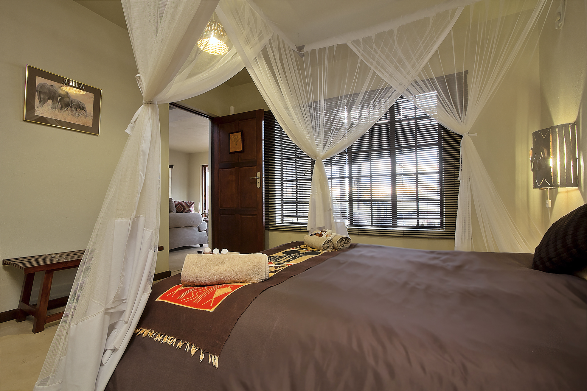 Habitación elefante con ventana